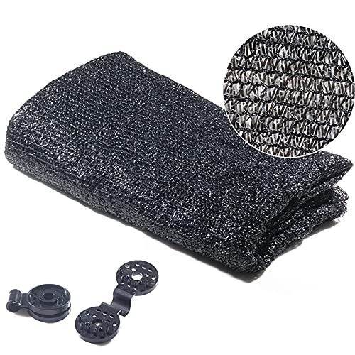 VELIHOME Sun Shade Mesh 40% Shading Rate Sunblock Shade Cloth Cover Black Lightweight Breathable Net for Garden Flower Plant Sunblock Shade Cloth Cover Black Sun mesh Lightweight Breathable Garden f