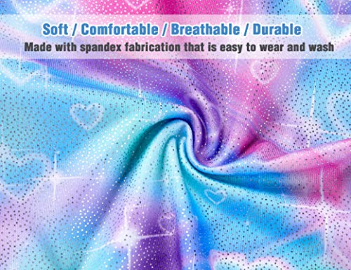 Image of TENVDA Girl's One Piece Swimsuit Sparkle Sleeveless One-Piece Bathing Suits Swimwear for Kids 2-12 Years Old
