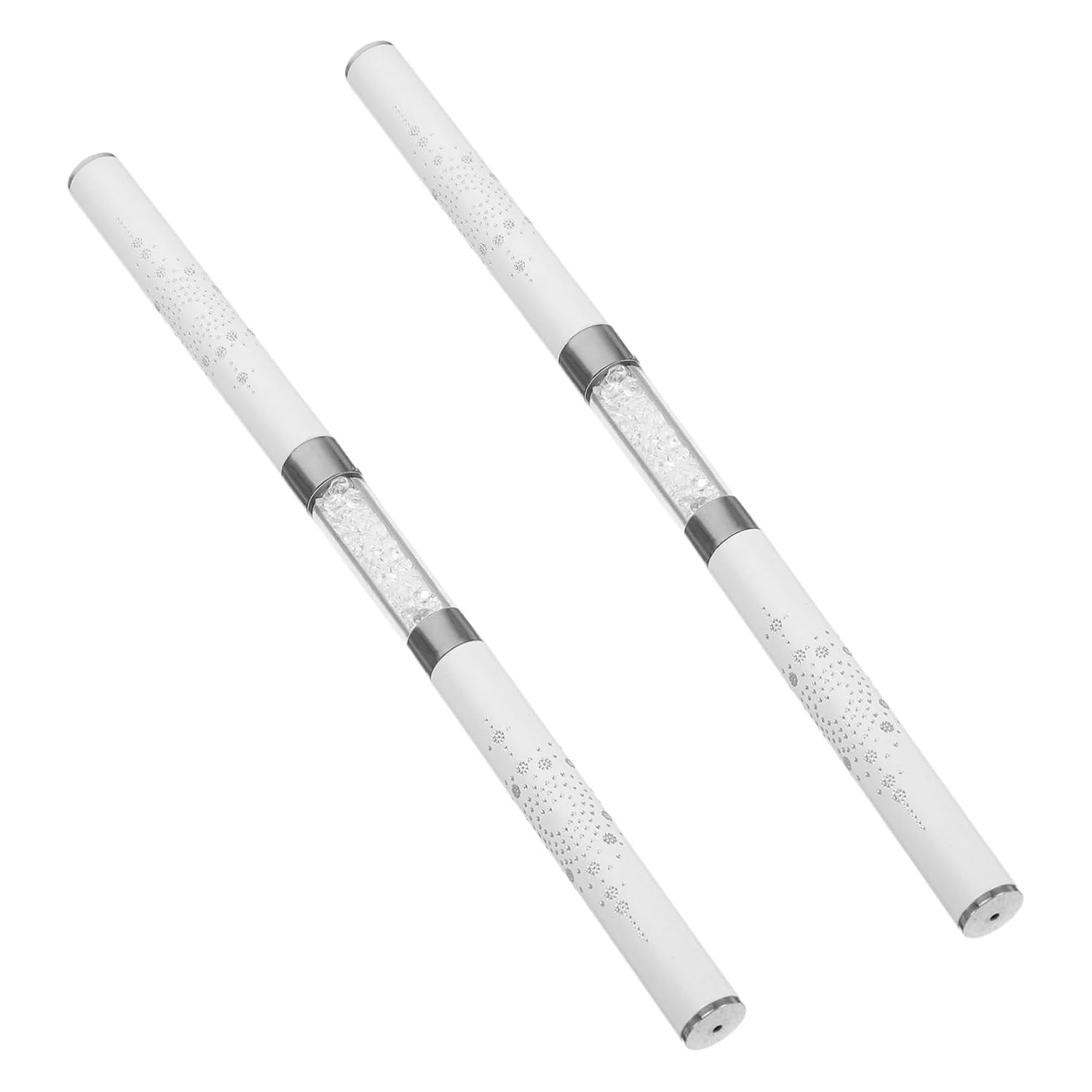 Beavorty 2pcs Nail Art Liner Brushes: Gel Polish Art Design Pen - Double Ended Painting Brushes for Women Manicure Fine Drawing Thin Lines