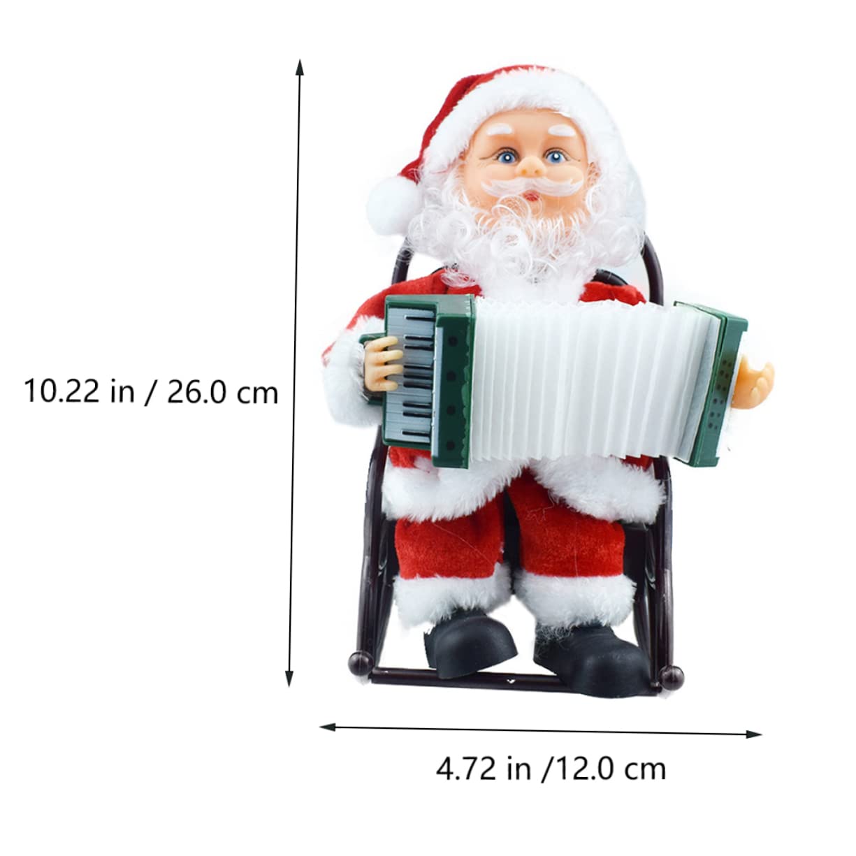 Cabilock 1 Pc Juguete De Papá Noel Juguetes Electricos Juguete Eléctrico De Santa Claus Felpa Juguete Musical De Navidad Regalos Decoraciones Organo Componente Electrónico Niño