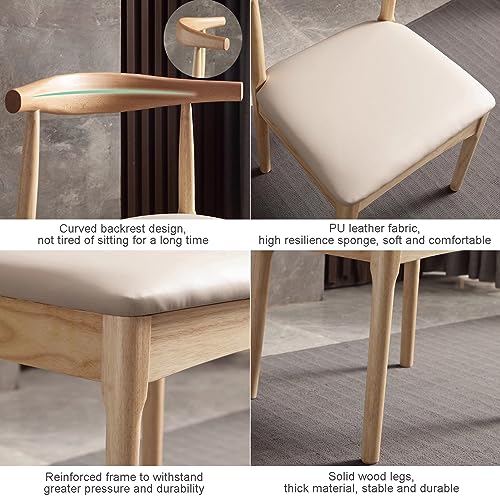 Chaise de table sans accoudoirs idéale pour petit salon