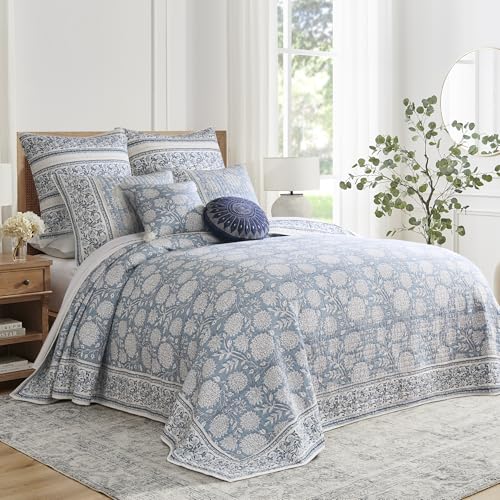Levtex Home – Adare Blue Bedspread Set – Full Bedspread