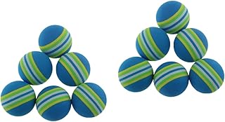 INOOMP 24 pcs ball toy foam training balls plastic balls aid ball sports balls impact balls training accessories sponge ball perforated balls practice ball rainbow ball foam ball golf