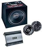 magnat endstufe 4 kanal MPE 112 R - 300mm Bassreflex-Subwoofer; RMS/MAX: 300/1000 Watt; vernickeltes Schraubterminal; Rutschfester Bezugsstoff im 2-Color-Design; 300 mm Hochleistungstreiber mit Polkernbohrung und 2 Zoll Schwingspule
