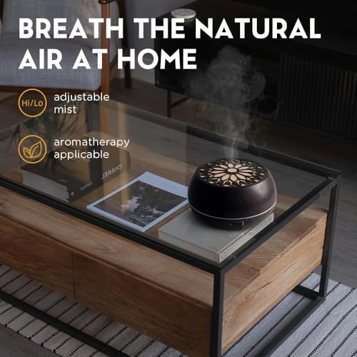 Difusor de aceites esenciales con control remoto y luces LED - $13.99