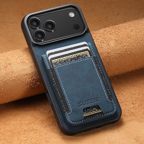 Étui cuir souple iPhone 17 Pro Max bleu silicone pour le quotidien - 5