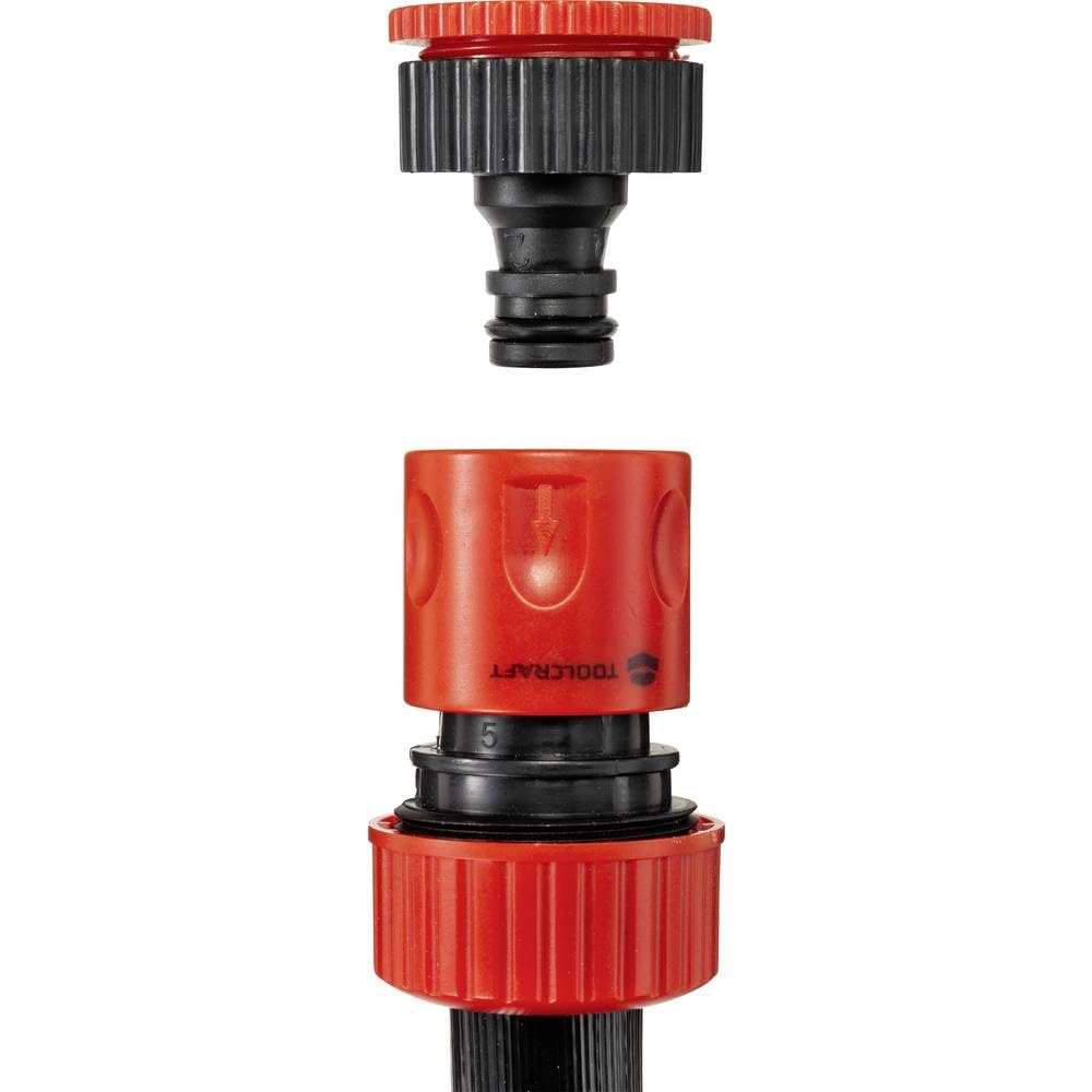 TOOLCRAFT TO-6897033 13 mm #####1/2 Zoll 1 pz(s) nero Tubo da giardino