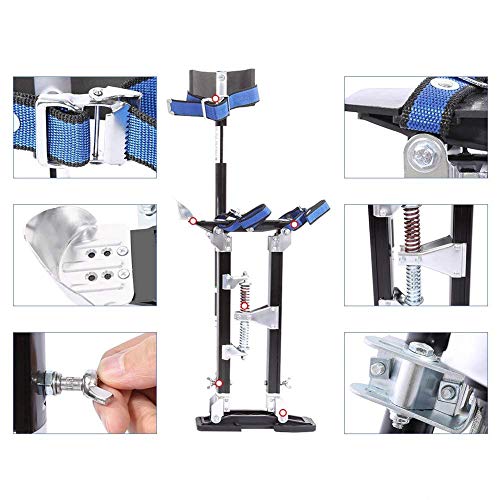 Cocoarm Stelzen Arbeitsstelzen für Trockenbauer Trockenbau WerkzeugDeckenbauer Maler Einstellbare Trockenbau Verputzen Stelzen Lackierer Werkzeug Aluminiumlegierung Silber