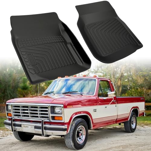 All Weather Floor Mats Fit for 1980-1996 Ford F150/Ford Bronco