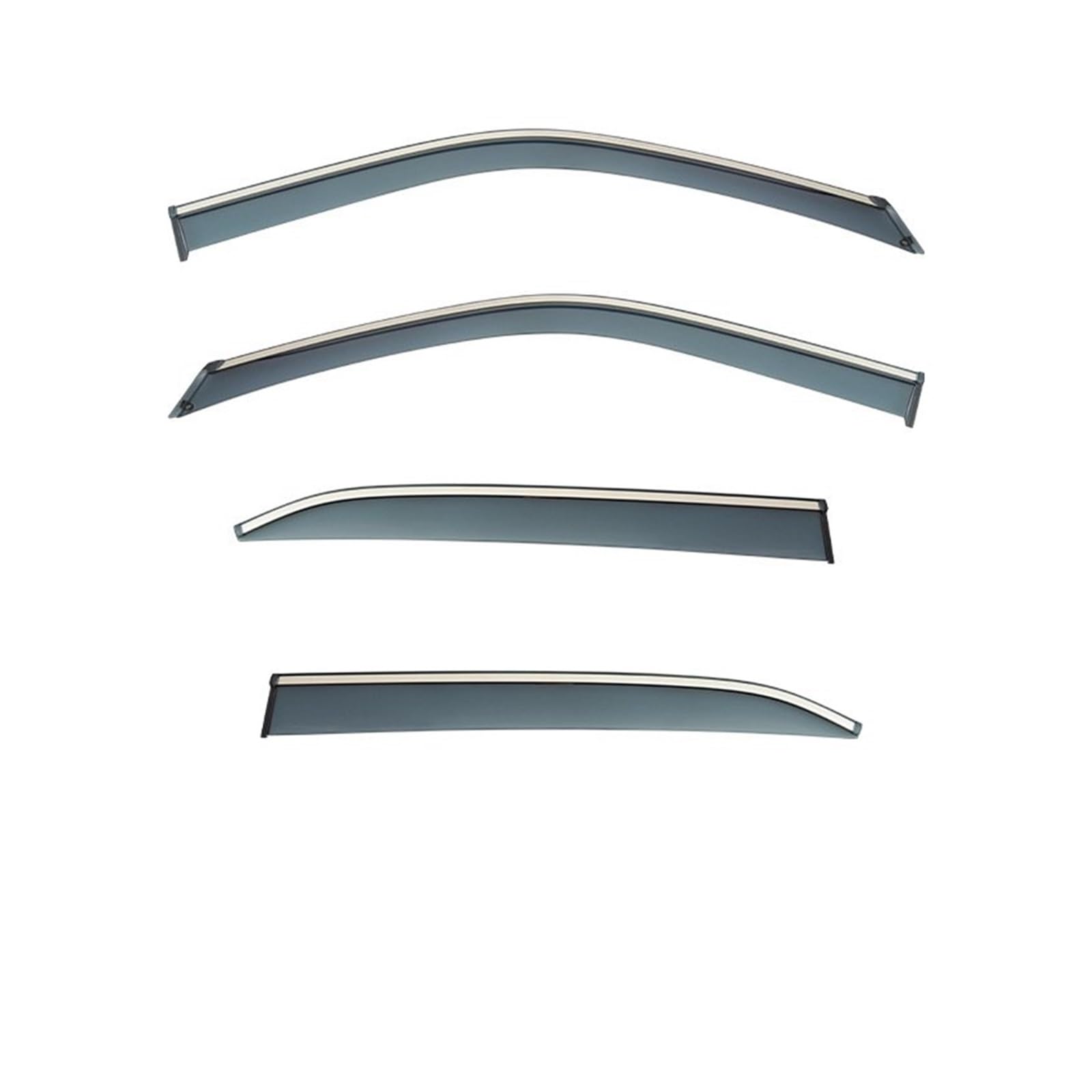 Déflecteur de vent de voiture haut de gamme PS electroplating rigide - 5