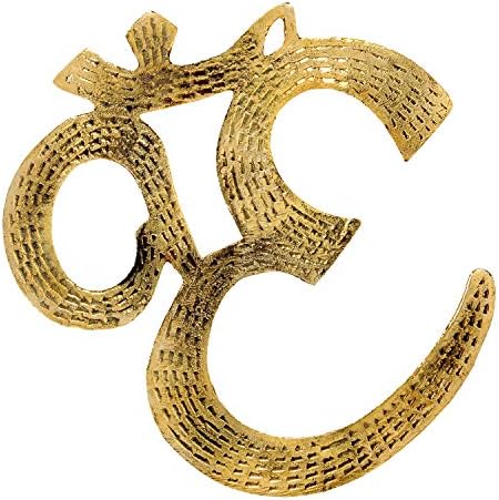 Zap Impex Hanging Brass Om Collectible Decorative Figurine Gift 17 cm