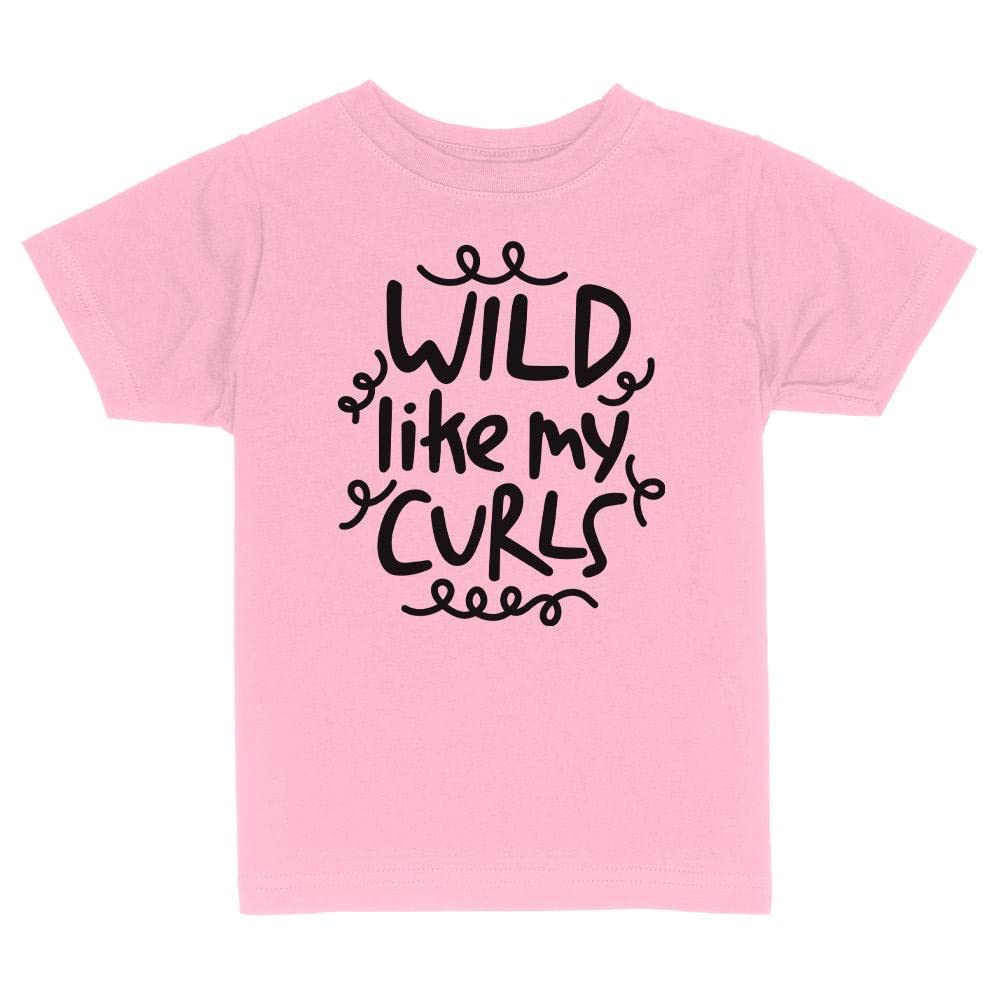 Wild Like My Curls Toddler Kids T-Shirt
