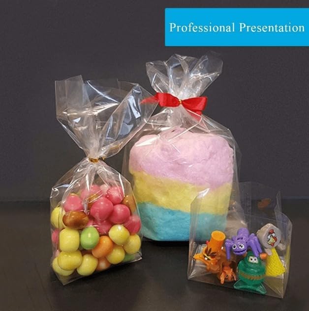 SATYAM KRAFT 1 Pcs Cellophane Gift Wrapping Sheet Transparent Roll, Gift Paper Wrap Sheets, Gift Cover, Packing Material for Birthday, Wedding, Engagement, Anniversary, Chocolate Packing, Return Gifts, Floral Decoration & Handmade Gift Wrapping (20 Meter) 4