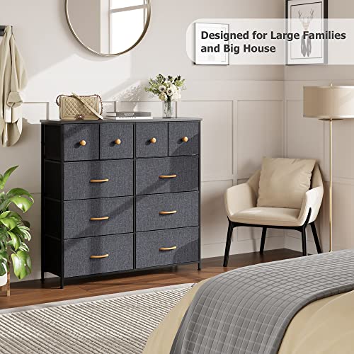 Dresser, Dressers for Bedroom with 10 Drawers, & Chests of Drawers Kids