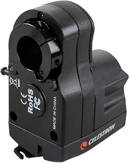 Celestron 94155-A Fokusmotor für Schmidt-Cassegrain-, EdgeHD- und RASA-Teleskope – ermöglicht elektronisches Fokussieren, bringt Himmelskörper in scharfen Fokus, Schwarz