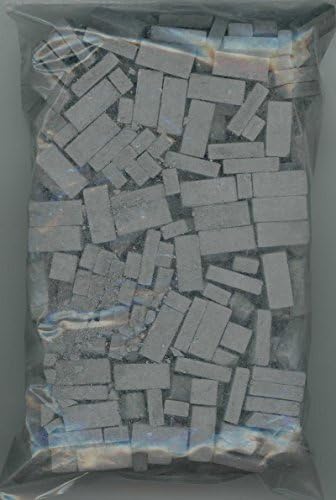 Dollhouse Miniature 325 Piece Charcoal Brick