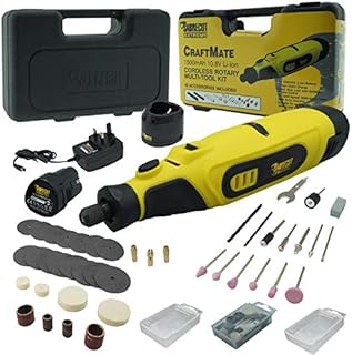 SabreCut CraftMate SCMG002UK Lithium Ion 10.8v Cordless Rotary Tool Multipurpose with 42 Accessories Included