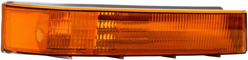 Brock Replacement Passengers Park Signal Front Marker Light Lamp Lens Compatible with 1992-1996 F150 Pickup Truck SUV F5TZ13200AB