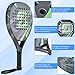 BROTOU Padel Tennis Racket Carbon Fiber Surface with EVA Memory Foam Core with Carry Bag