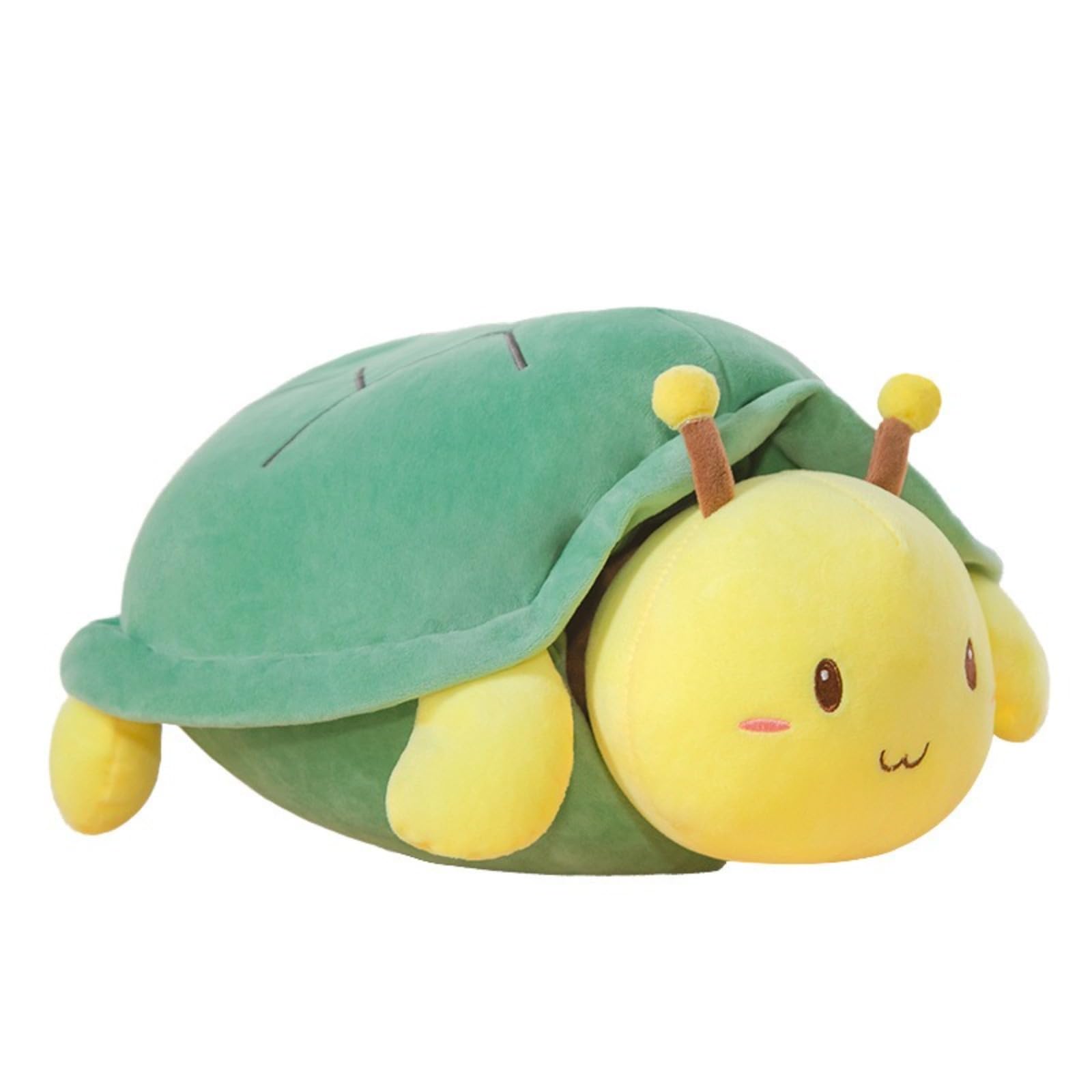 champracer 1 Stück Kreative Schildkröte Biene Puppe Plüschtier Schildkröte Biene Puppe Schildkröte Biene Puppe Niedliche Dekokissen Kissen Kinderspielzeug Geburtstagsgeschenk (1 Stück,60cm)