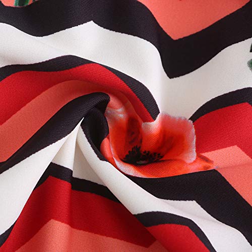Image of Girls Two Piece Bikini Swimsuits Hawaiian Floral Bathing Suit for Kids Summer Beach Swimwear Set 3-16 Years