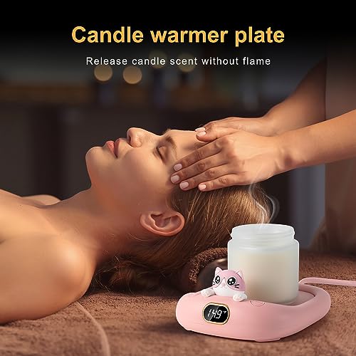 Smart Coffee Mug Beverage Warmer + Cat Mug Set - Image 7