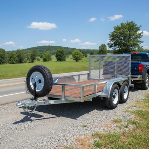 Image of 2 Pack 5.30-12 5.30x12 530-12 5.30-12 Trailer Tires with 12'' Rims, 4 Lug on 4'', Load Range C, 6PR, 4 Lug Tire