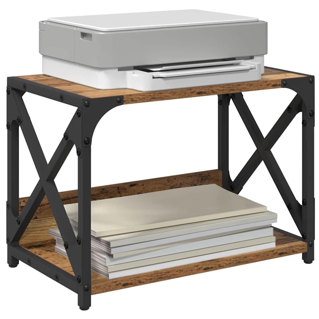 Soporte de impresora de 2 niveles para oficina, diseño industrial