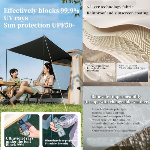 Carpa Inflable Automática FORRTY para Camping miniatura 5