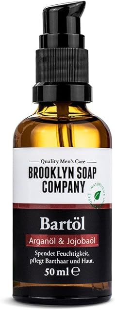 Brooklyn Soap Company olejek do brody (50 ml) · olejek do codziennej pielęgnacji zarostu lub pełnej brody · Olejek do brody jako prezent dla mężczyzn i w podróży