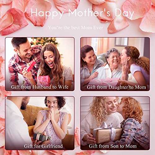 Women Heart Crystals Earrings Drop Dangle Fish Hook Earrings For Girl Amethyst Pink Christmas Gifts For Her Mom #TOP4