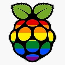 Magnet LGBT Gay Pride Raspberry Pi Magnetic Vinyl Sticker Decal 5"