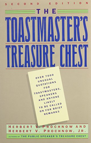The Toastmaster's Treasure Chest 0060159065 Book Cover