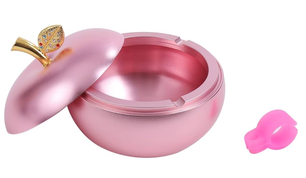 Amazon.co.jp: ミライエンタープライズ アルミ合金 蓋付き 灰皿