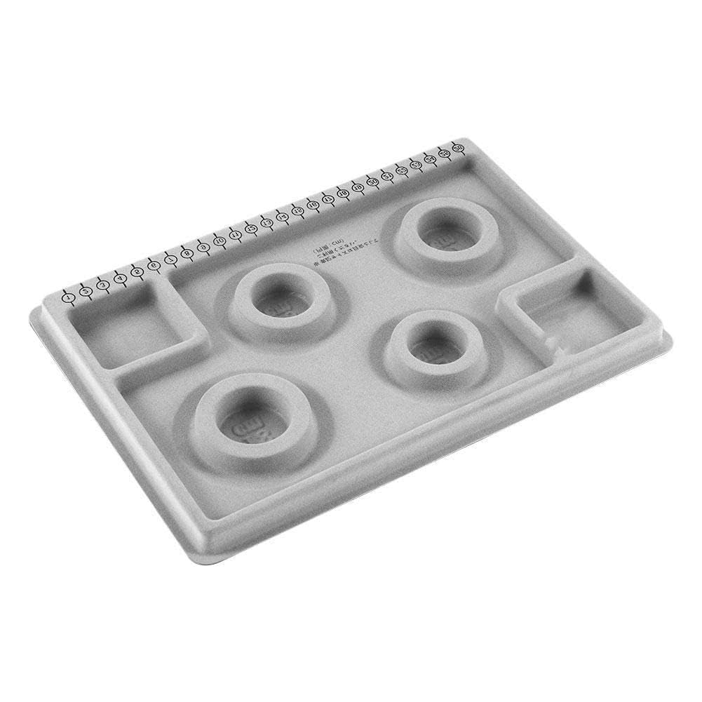 Vassoio Per Perline In Acrilico Trasparente, 9.5x9.5x1.3 Cm – Per Creare Gioielli Fai Da Te In Modo Ordinato