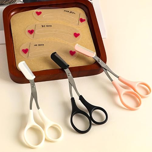 Eyebrow Scissors with Comb Set