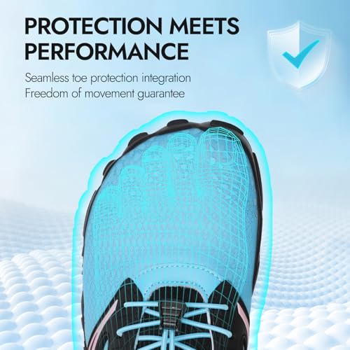 Image of ATHMILE Water Shoes for Women Men River Aqua Shoes Barefoot Sport Quick-Dry Adult Swim Shoes for Beach Lake Pool Hiking Surfing Kayaking Camping Size | Quick Dry Non-Slip Wide Toe Box Shoes for River Kayak Fishing Lake Cruise Vacation Outdoor Water Activities