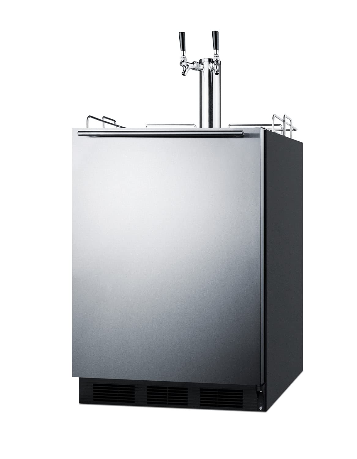 Summit 24" Cold Brew Kegerator, Dual Tap Kit, ADA Compliant, Panel Ready*- Sbc58blbiadaifcftwin *Panel Is Not Included on Fridge.com - View 5