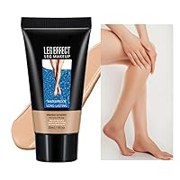 Vista 8 de Maquillaje de piernas, bronceador impermeable, loción de base corporal impecable, cobertura de cicatrices de piernas y cuerpo, cobertura