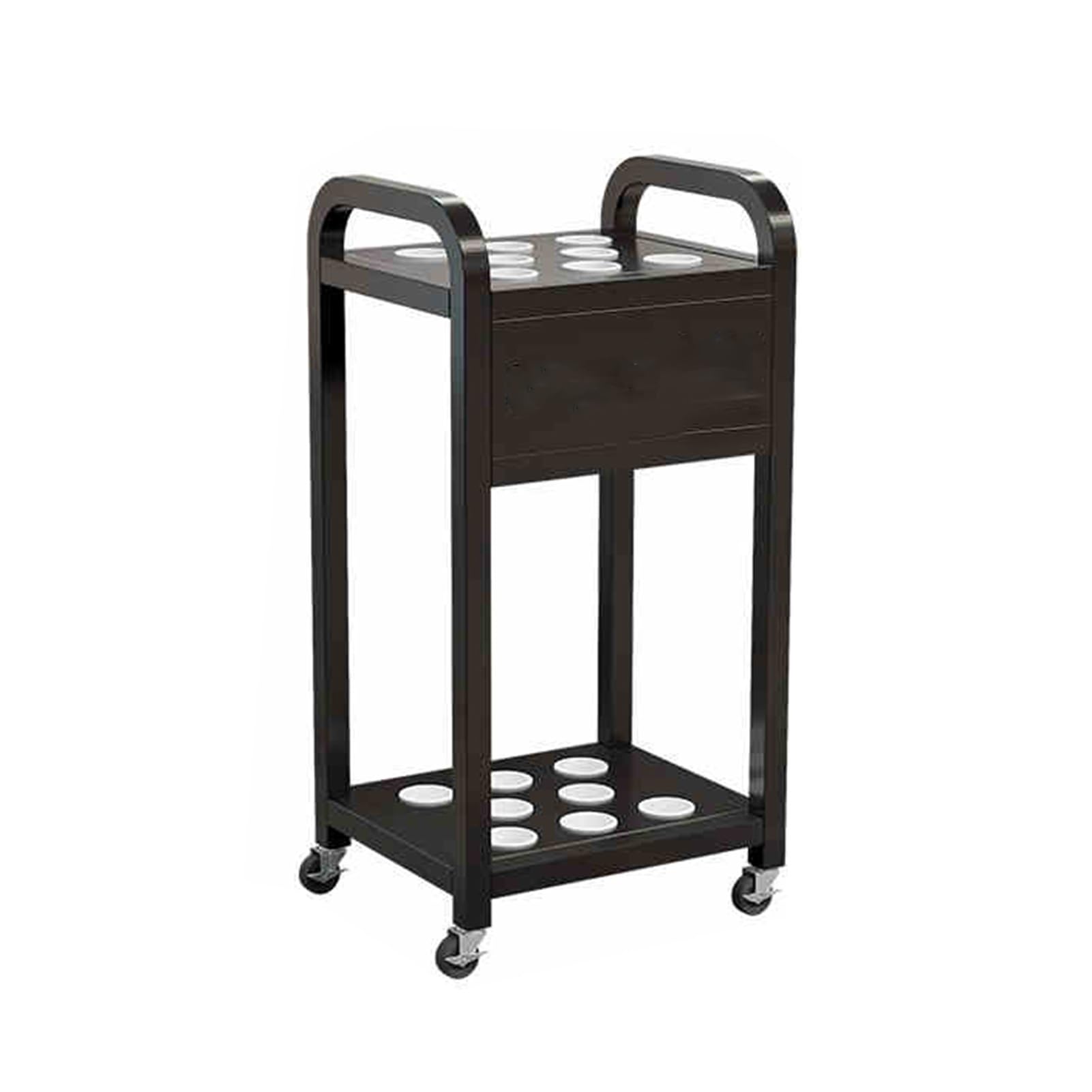Support de queues de billard portable noir 25x30x60 cm pour club