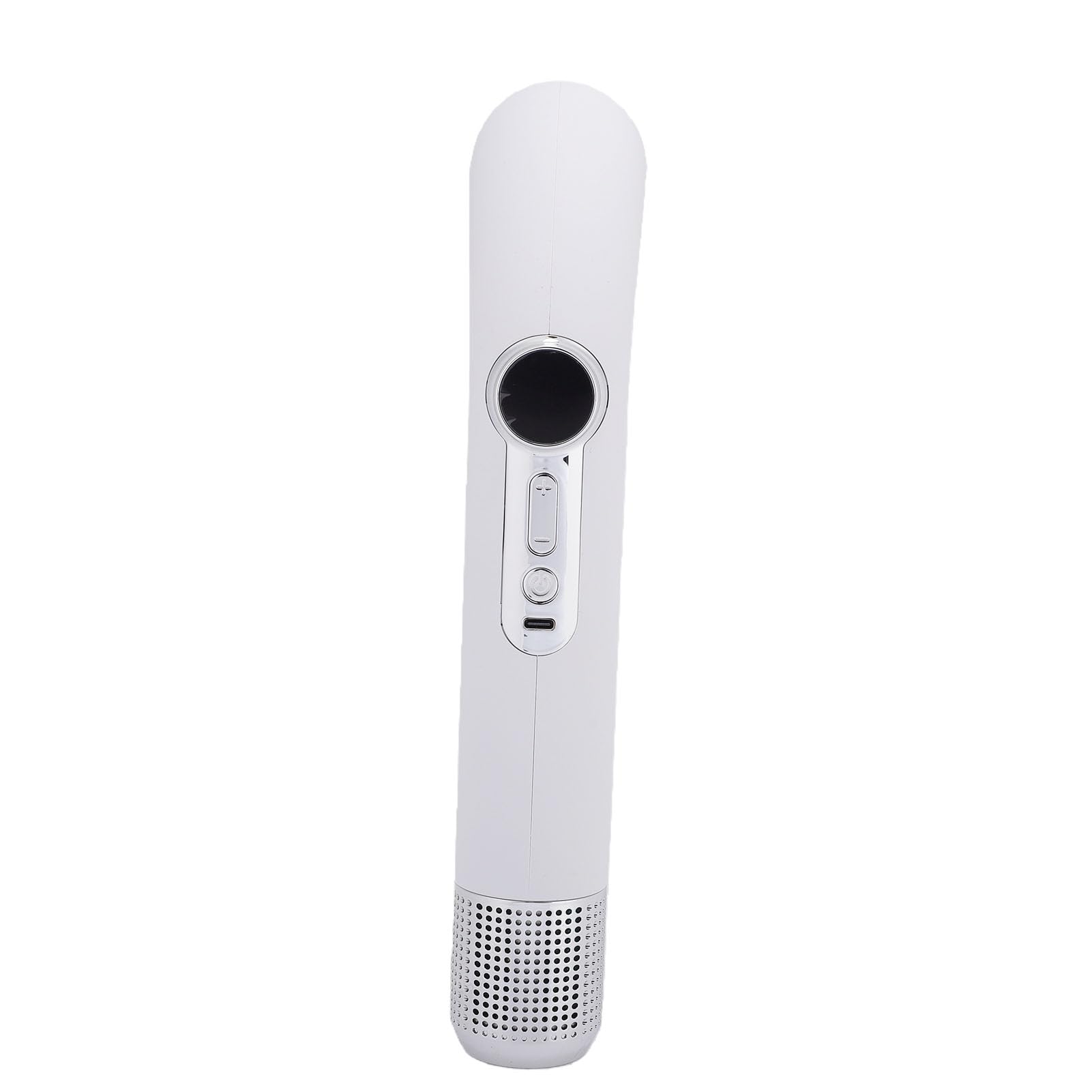 Qcwwy Secador de Pelo Secador de Pelo Inalámbrico de 300 W de Recargable Envoltura de Rizado de Aire para Viajes Escuela Electrodomésticos (WHITE)