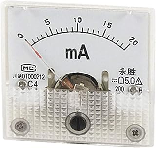 New Lon0167 DC Current Measure 0-20mA Pointer Analog Meter Ammeter(Gleichstrommessung 0-20mA Zeiger Analog Meter Amperemeter