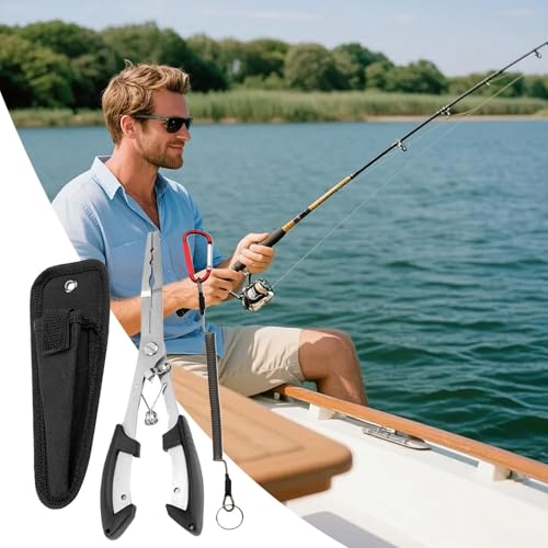 Pinces de pêche légères et outils de découpe précis pour pêcheur de carnassier