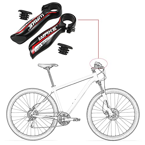 mewmewcat guidão,1 Par Alumimun Alloy MTB Bar End Mountain lebar End Bicycle Cycling Road Bike Parts