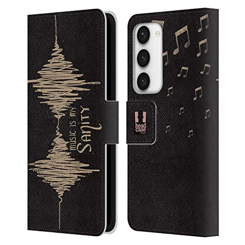 Housse Samsung S23 5G Head Case Designs protection cuir portefeuille