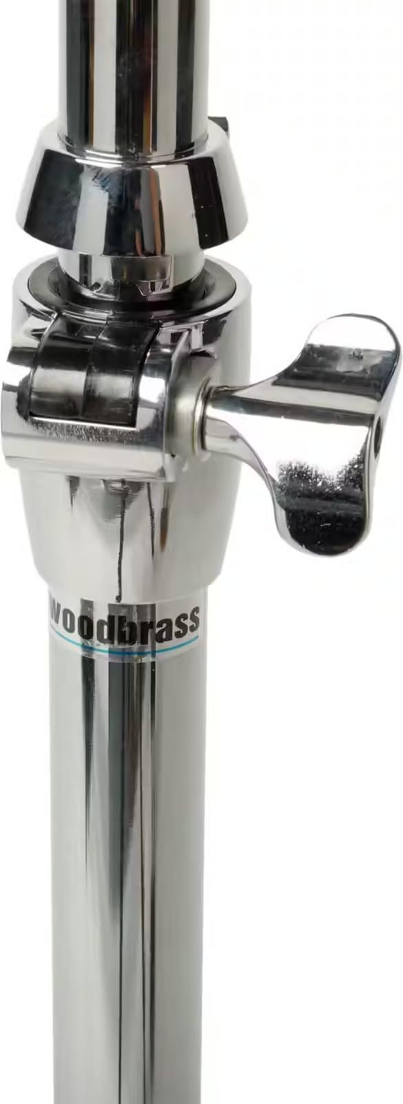 WOODBRASS NYX H-1500 Pédale Charleston Hi-Hat Double Embase Rotative – Support Hi-Hat Batterie Robuste Aluminium/Acier avec Memory Lock, Stable et Durable