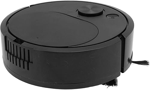 Miniatura 2 de Pwshymi Robot aspirador multifuncional, mini robot de barrido inteligente con carga USB para pisos de madera, azulejos y alfombras, negro
