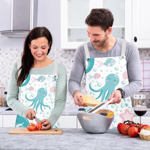 Tablier de serveuse imperméable et ajustable pour restaurant et bistrot