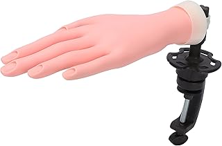 Nail Art Hand Bendable Mannequin Hand Nail Art Training Practice Hand, Nail Practice Hand Model Nail Fake Hand for Nail Display Acrylic Nail Design DIY Print Practice