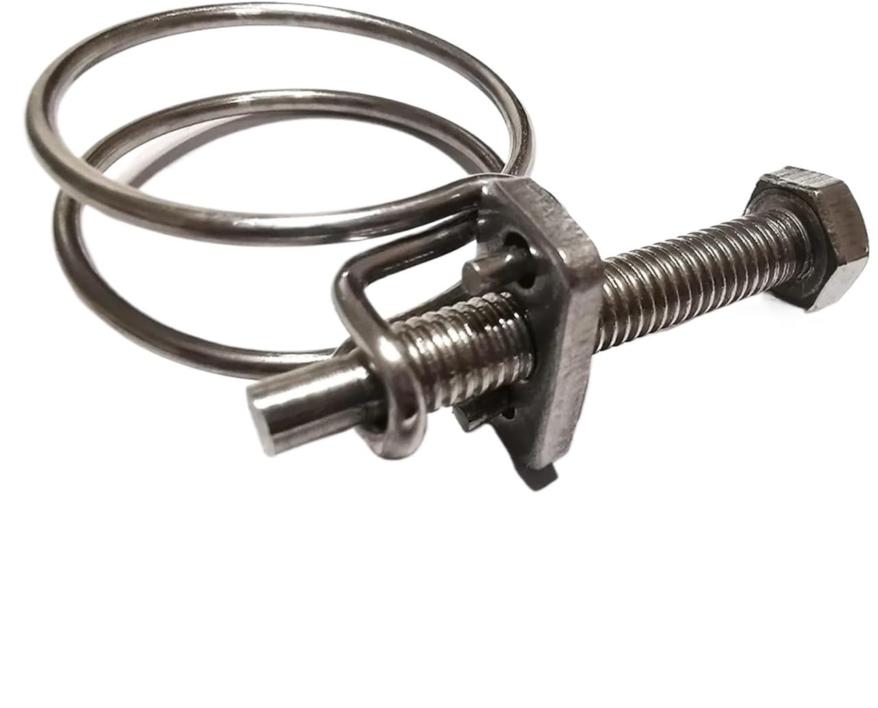 Abrazaderas De Manguera De 2 Cables, 304SS, 105C, Estándar, 9-300 Mm, Agua Y Ventilación, 2-20 Piezas